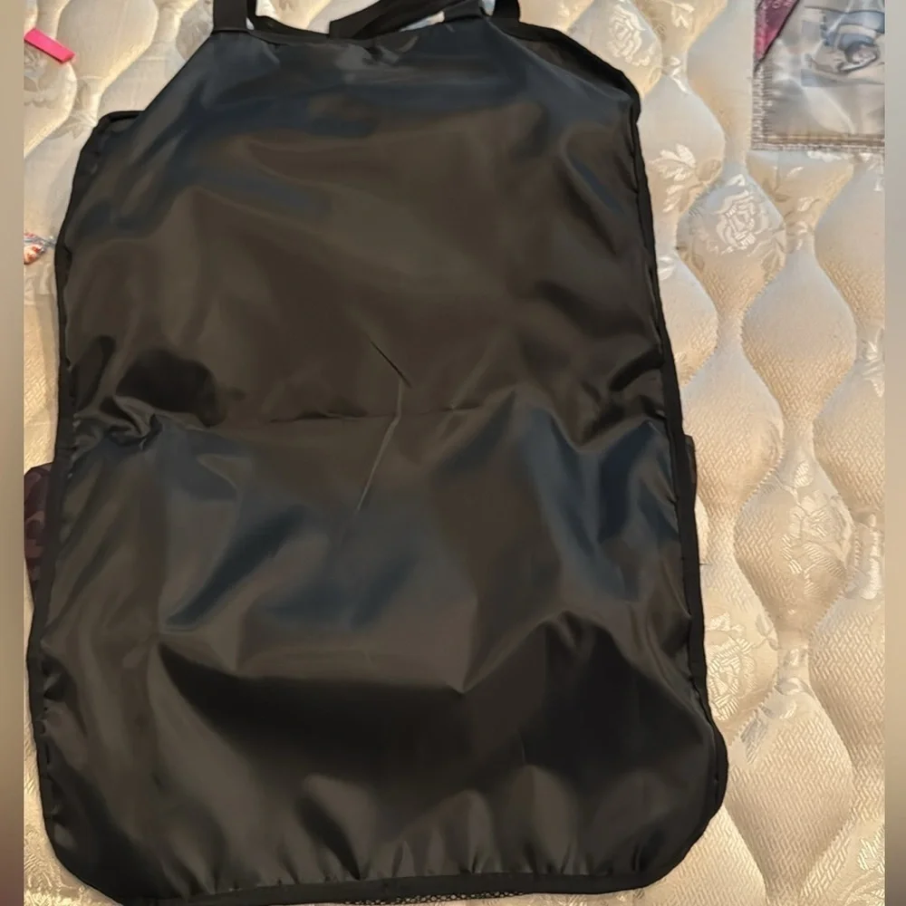 MYTAGALONGS Backseat Organizer leopard cheetah mesh black grey gray car auto